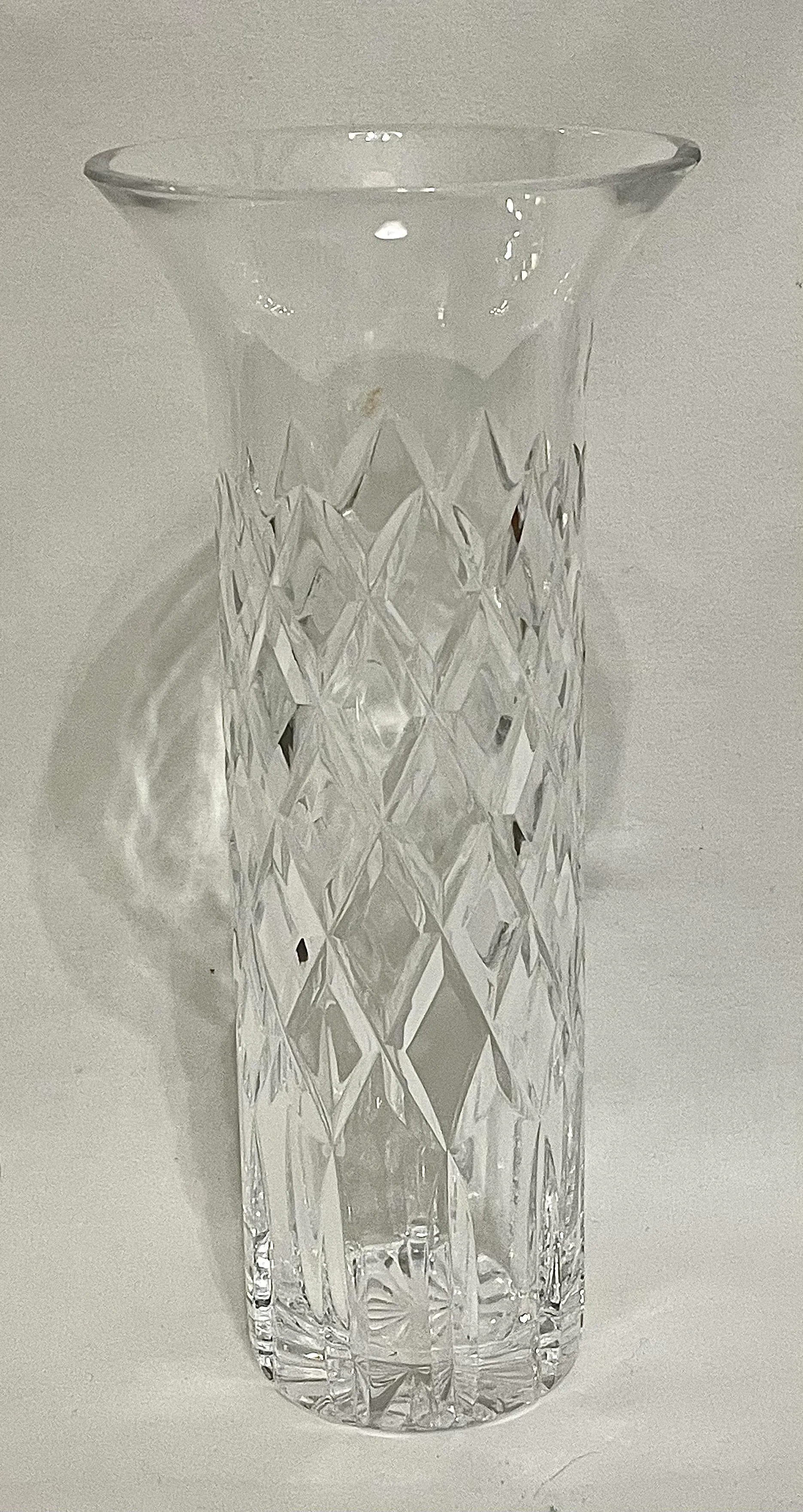 Cartier Crystal Flower Vase | Chairish