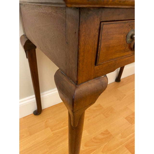 18th Century Early American Federal Period Mahogany Console or Accent Side Table For Sale - Image 11 of 11