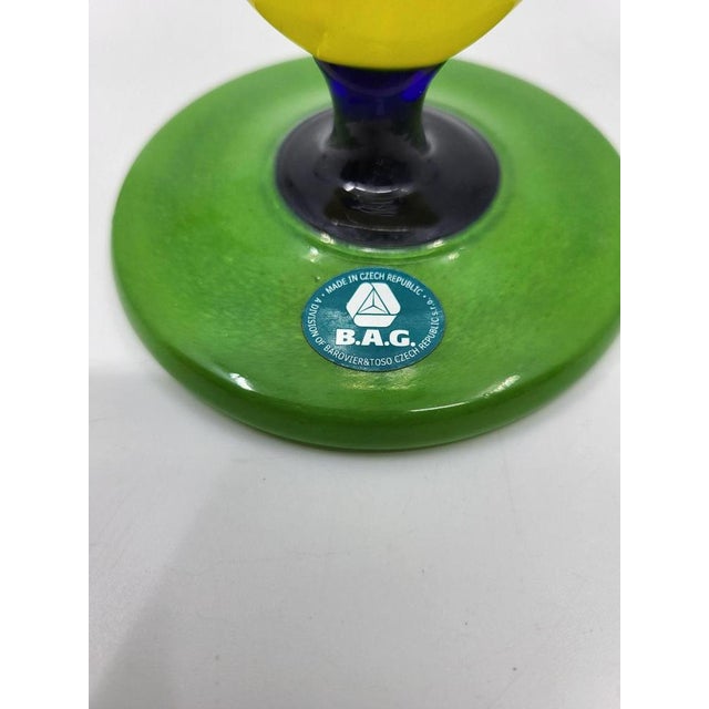 Blown Glass Candleholder from Barosier & Toso For Sale - Image 4 of 13