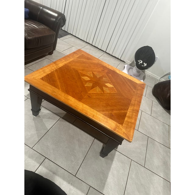 This table has been used very good quality very sturdy this table had been with me since 2005 sadly I’m selling this piece...