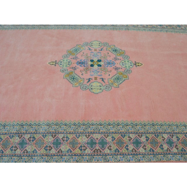 Late 20th Century Vintage Moroccan Rug - 6'5'' X 10'5'' For Sale - Image 4 of 6
