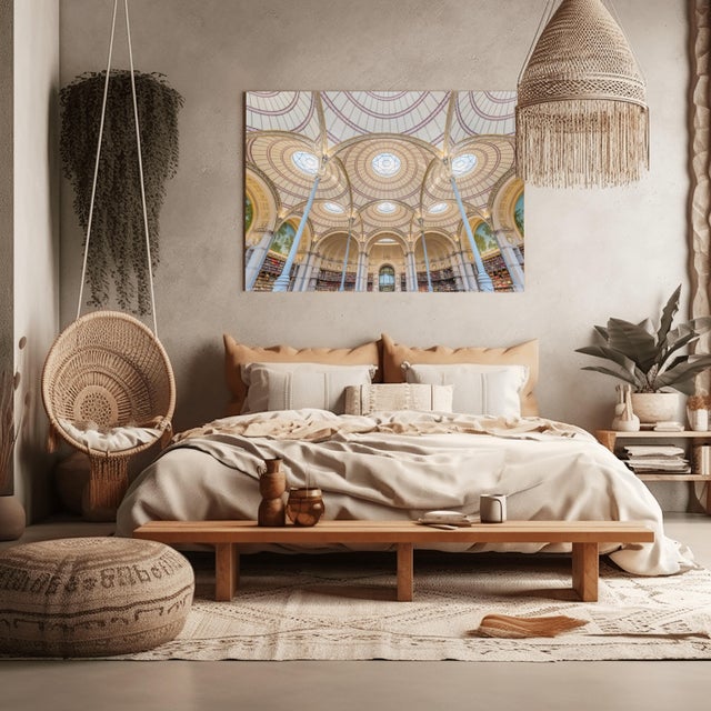 Contemporary Labroust Reading Room Ii, Paris, Interior Photograph by Richard Silver 24x36 For Sale - Image 3 of 6