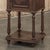 Burnt Umber 19th Century French Louis XVI Walnut Marble Top Nightstand For Sale - Image 8 of 16