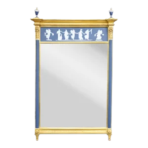 Carvers' Guild Wedgewood Pillar Mirror