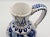 Blue 19th-C Dutch Delft Chinoiserie Pitcher With Figures Lobed Hand Painted For Sale - Image 8 of 9
