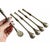 Genuine Vintage Alpacca Eberle German Silver Bombilla Straws for Yerba Mate - Set of 6 For Sale - Image 4 of 5