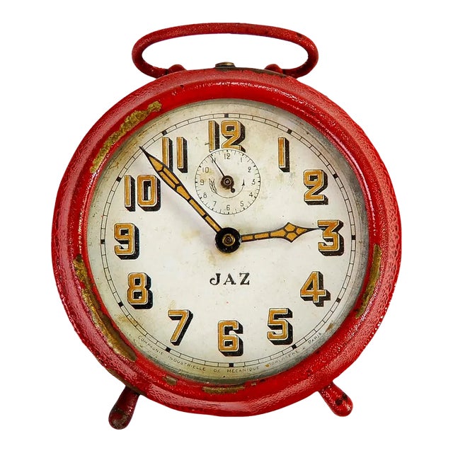 Vintage French Jaz Clock For Sale