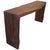 Andrianna Shamaris Single Burnt Teak Wood Console For Sale - Image 15 of 18