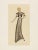 Art Deco Fashion Drawings IV, 1920s, Gouache on Paper, Framed, Set of 3 For Sale - Image 4 of 10