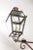 1890s French Iron and Copper Wall Lantern with Four Lights and Scrolling Bracket For Sale In Atlanta - Image 6 of 12