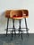 Camel Vintage Rattan and Metal Bar Stools - Set of 3 For Sale - Image 8 of 14