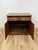 Antique French Provincial Marble Burlwood Buffet 2 Drawer Locking Cabinet For Sale - Image 12 of 18