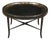 English Papier Mache Table on Faux Bamboo Stand For Sale