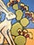 "Prickly Pear" is original artwork from Mikel Davison. It is new. Mikel Davison specializes in whimsical, modern American...