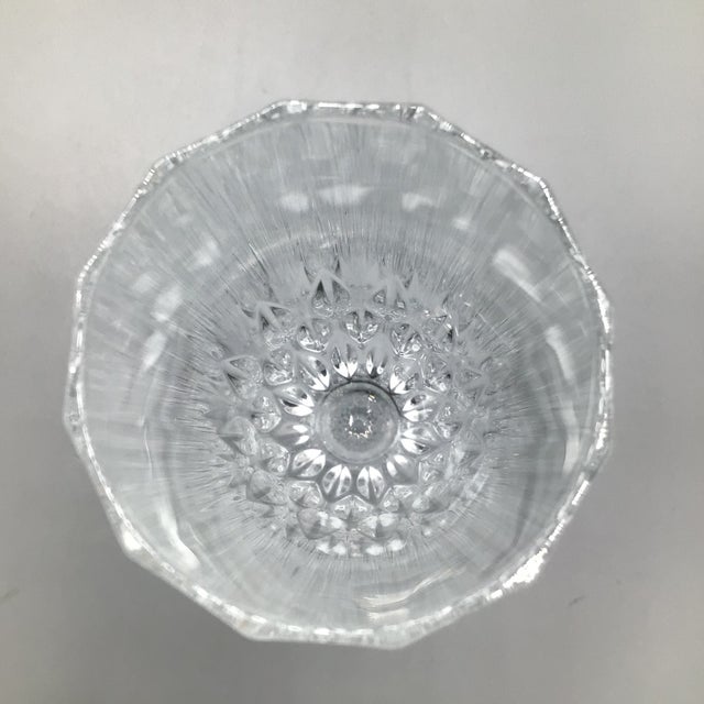 1990s French Fluted Crystal Bretagne Champagne Flutes-Set of 6 For Sale - Image 5 of 12