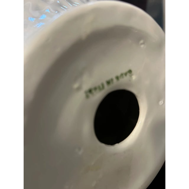 Ceramic Vintage Italian Majolica Style Ceramic Egg Topiary Centerpiece For Sale - Image 7 of 10