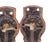 Early 20th Century Antique Gilbert Patent Lever Door Knob Set For Sale - Image 5 of 5