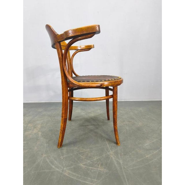 Wood Secession Armchair by Jacob & Josef Kohn, Vienna, 1930s For Sale - Image 7 of 16