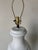 1980’s Vintage Plaster Floor Lamp in White Matte Gesso Finish For Sale - Image 9 of 12
