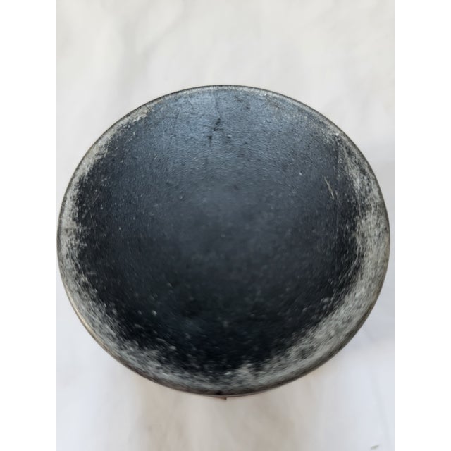 Antique French Napoleon III Aluminium and Brass Travelling Pocket Inkwell For Sale - Image 6 of 7