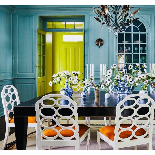 1960s Frances Elkins Style Wood Arm Chair For Sale - Image 9 of 9