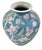 Chinoiserie Vintage 1970s Porcelain Chinese Floral and Bird Vase For Sale - Image 3 of 9
