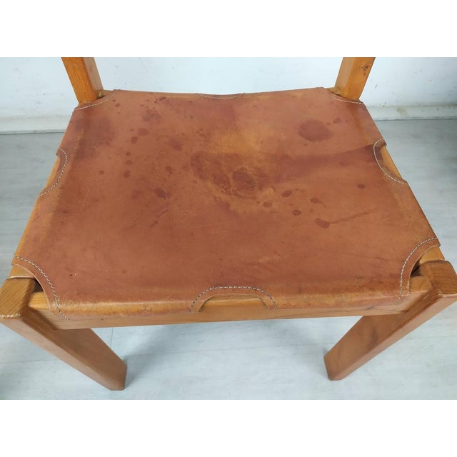 Set of Leather Dining Chairs For Sale - Image 18 of 18