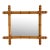 1930s French Faux Bamboo Mirror For Sale