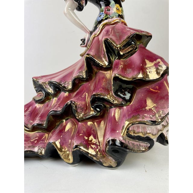 Ceramic Flamenco Dancer from Formento, 1950s-1960s For Sale - Image 6 of 18