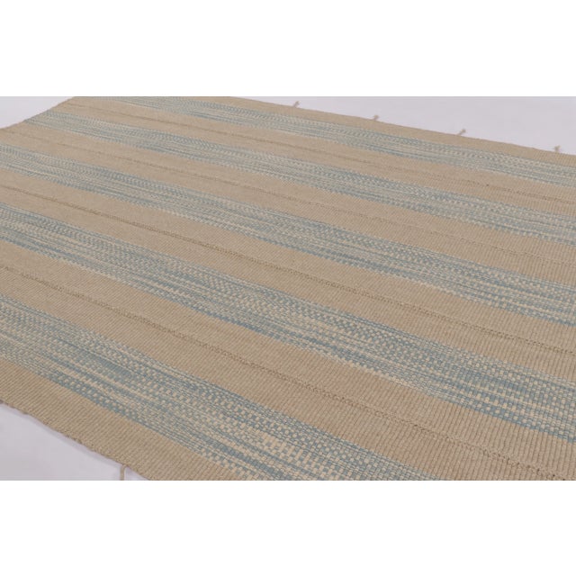 Handwoven in wool, this 9x12 contemporary Kilim is from an exciting new custom-capable flatweave collection by Rug &...