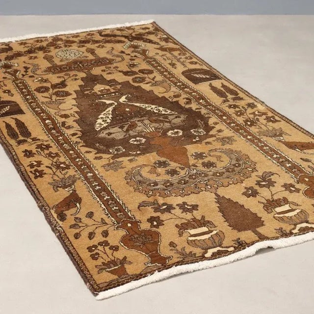 Antique Turkish Cotton and Wool Rug For Sale - Image 11 of 11