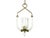Elegant pendant lamp produced between the late 1930s and 1940s in clear Murano glass and brass. Unlike similar products of...