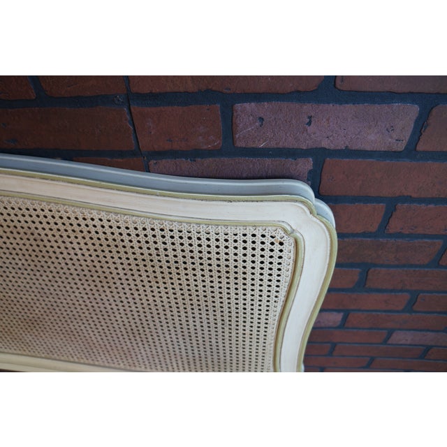 Henredon Henredon French Style Cane Headboard For Sale - Image 4 of 6