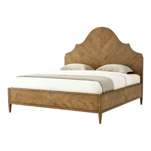 Modern Rustic Oak California King Bed