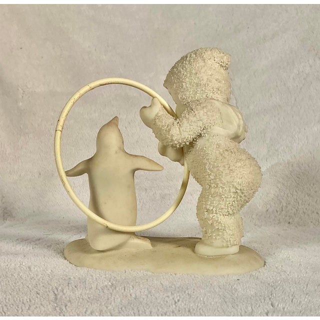 Department 56 Snowbabies “I’ll Teach You a Trick” Figurine 1993-1996 Original Box & Packing For Sale In Greenville, SC - Image 6 of 12