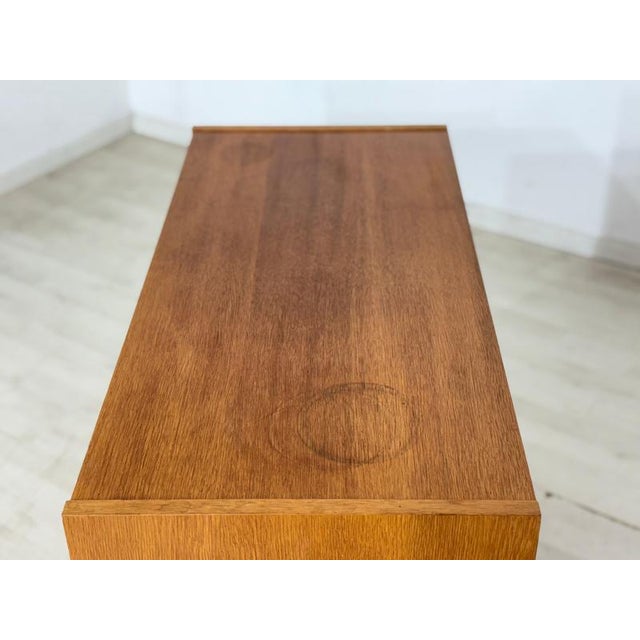 Wood Vintage Chest of Drawers in Warm Oak, 1960s For Sale - Image 7 of 12