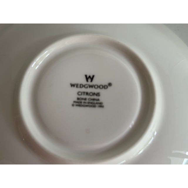 Postmodern Citrons Teacup and Saucer from Wedgwood, England, 1993 For Sale - Image 3 of 9