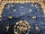 Vintage Room Size Chinese Art Deco Rug, Hand-Knotted Navy Blue, Taupe, 9' x 12' For Sale - Image 12 of 18