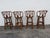 Hollywood Regency Bamboo Rattan Swivel Barstools a Set of Four 6367 For Sale - Image 4 of 18