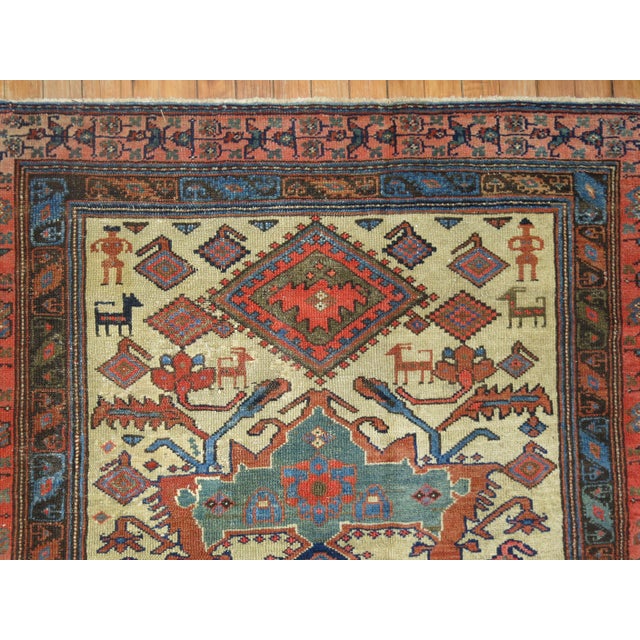 Late 20th Century Persian Malayer Pictorial Rug For Sale - Image 11 of 18