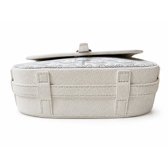 Textile White Goyardine Canvas Belvedere II PM For Sale - Image 7 of 7