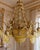 1970 French Artisan Louis XVI Gold Bronze Chandelier For Sale - Image 15 of 18