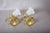 Brass Wall Sconces with Frosted Textured Tulip Glass Shades, 1950s, Set of 2 For Sale - Image 9 of 15