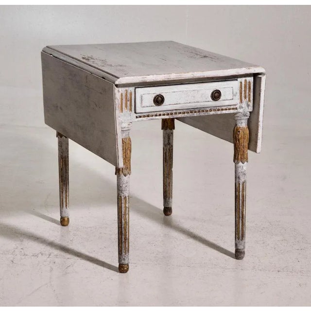 Danish Drop-Leaf Table, 1790 For Sale - Image 6 of 6