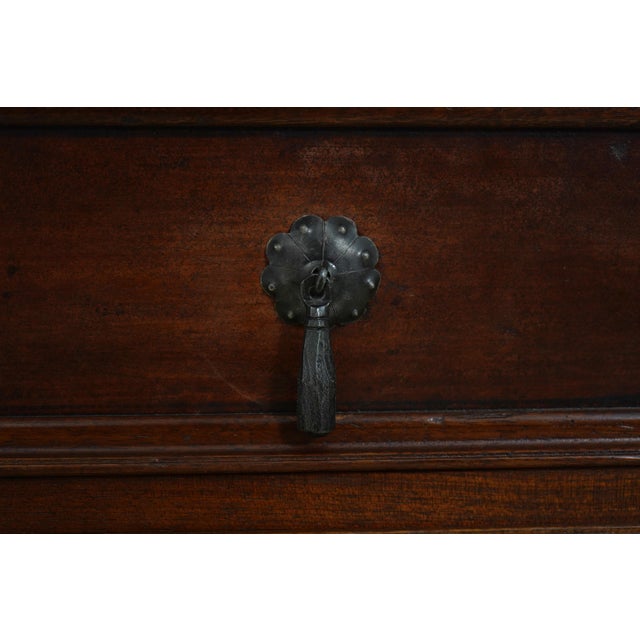 Vintage Mahogany Drop Front Wine Bar Secretary Desk For Sale - Image 16 of 18