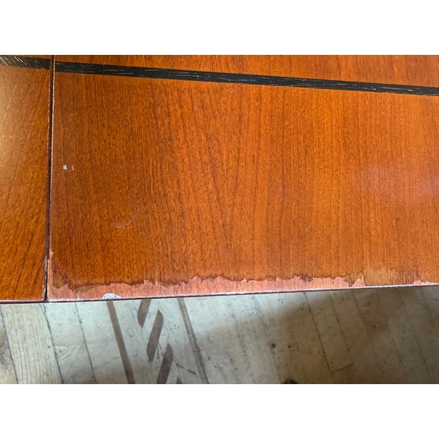 Baker Furniture Palladian Extension Dining Table + Chairs, Vintage For Sale - Image 16 of 18