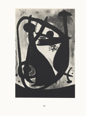1967 Joan Miró Lithograph 30, "Femmes Oiseaux Étoiles" (Female Birds Stars)