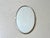 Mid-Century Modern Oval Wall Mirror with Aluminum Frame, 1970s For Sale - Image 3 of 16