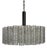 Ice Glass Pendant Light from Doria Leuchten, Germany, 1970s For Sale