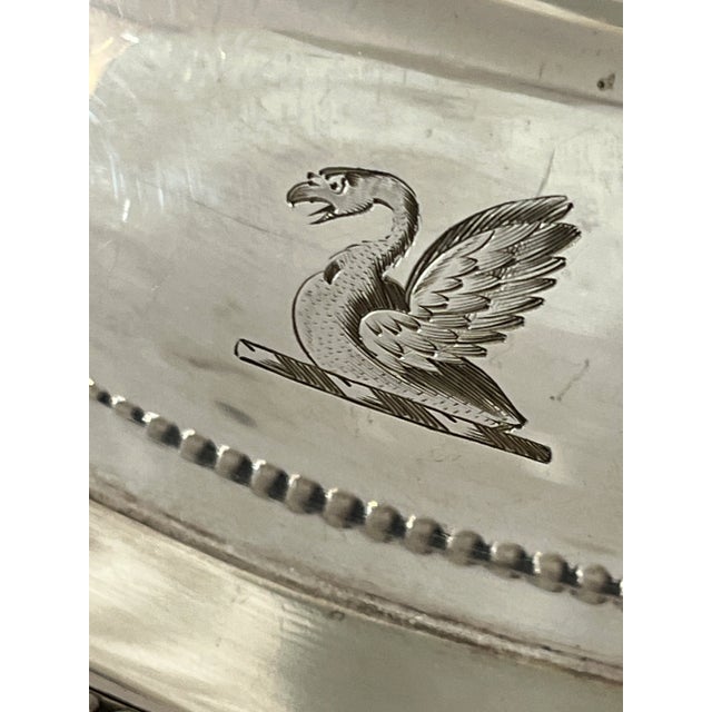 Vintage Engraved Houston Country Club Trophy by Mappin & Webb English Sheffield Plate Serving Dish For Sale - Image 6 of 17